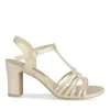 Sandales OR Femme Motif Uni Boucle