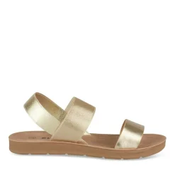 Sandales OR Femme Motif Uni Elastique