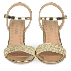 Sandales OR Femme Motif Uni Boucle