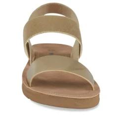 Sandales OR Femme Motif Uni Elastique