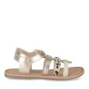 Sandales OR Fille CUIR Motif Animal Scratch