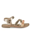Sandales OR Fille CUIR Motif Perle Scratch