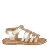 Sandales OR Fille CUIR Motif Paillettes Scratch