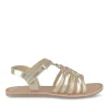 Sandales OR Fille CUIR Motif Tressé Scratch