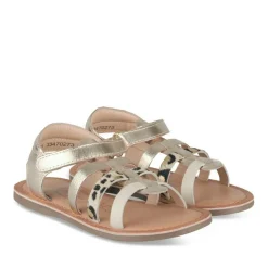 Sandales OR Fille CUIR Motif Animal Scratch