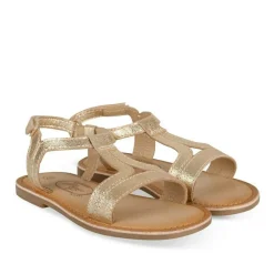 Sandales OR Fille CUIR Motif Vernis Scratch