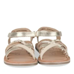 Sandales OR Fille CUIR Motif Iridescent Scratch