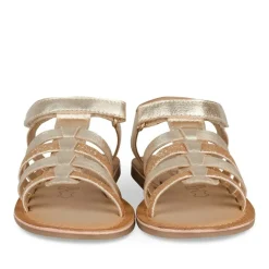 Sandales OR Fille CUIR Motif Paillettes Scratch