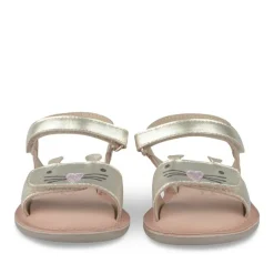 Sandales OR Fille CUIR Motif Animal Scratch