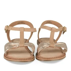Sandales OR Fille CUIR Motif Iridescent Boucle