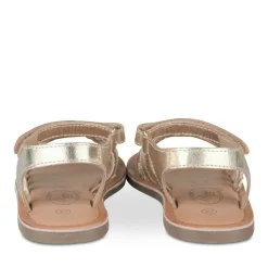 Sandales OR Fille CUIR Motif Iridescent Scratch