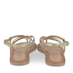 Sandales OR Fille CUIR Motif Paillettes Boucle
