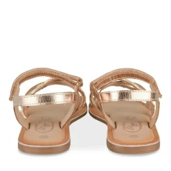 Sandales OR Fille CUIR Motif Tressé Scratch