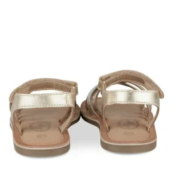 Sandales OR Fille CUIR Motif Iridescent Scratch