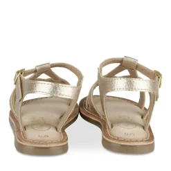Sandales OR Fille CUIR Motif Iridescent Boucle