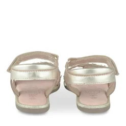 Sandales OR Fille CUIR Motif Fleuri Scratch