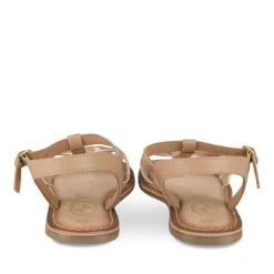 Sandales OR Fille CUIR Motif Iridescent Boucle