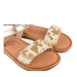 Sandales OR Fille CUIR Motif Animal Scratch