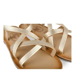 Sandales OR Fille CUIR Motif Uni Boucle