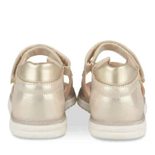 Sandales OR Fille Motif Coeurs Scratch