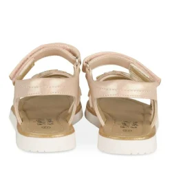 Sandales OR Fille Motif Coeurs Scratch