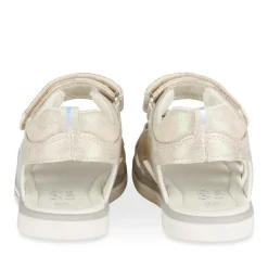 Sandales OR Fille Motif Coeurs Scratch