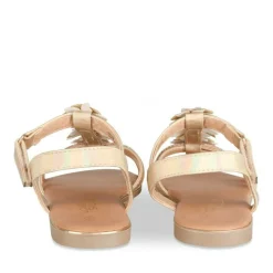 Sandales OR Fille Motif Fleuri Scratch