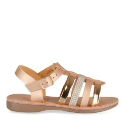 Sandales OR Fille Motif Iridescent Boucle