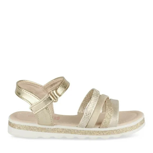 Sandales OR Fille Motif Iridescent Scratch