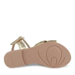 Sandales OR Fille Motif Iridescent Boucle