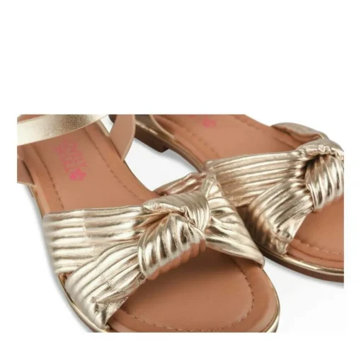 Sandales OR Fille Motif Iridescent Boucle