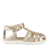 Sandales OR Fille Motif Paillettes Scratch