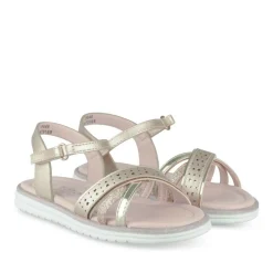 Sandales OR Fille Motif Paillettes Scratch