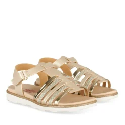 Sandales OR Fille Motif Paillettes Scratch