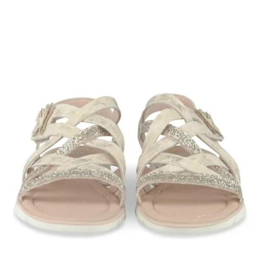 Sandales OR Fille Motif Paillettes Scratch