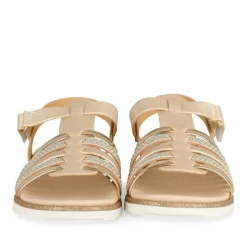 Sandales OR Fille Motif Paillettes Scratch