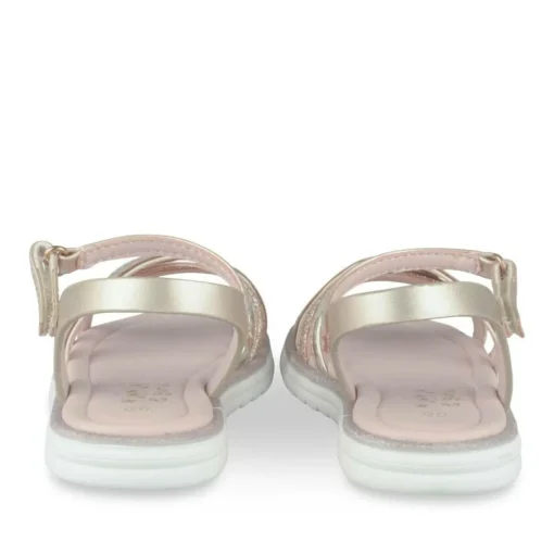 Sandales OR Fille Motif Paillettes Scratch