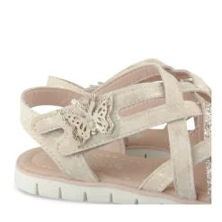 Sandales OR Fille Motif Paillettes Scratch