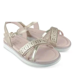 Sandales OR Fille Motif Paillettes Scratch