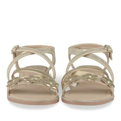 Sandales OR Fille Motif Uni Boucle
