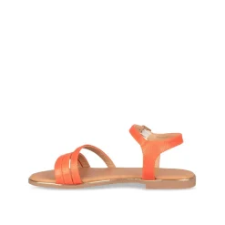 Sandales ORANGE Fille Boucle