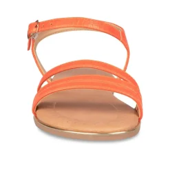 Sandales ORANGE Fille Boucle