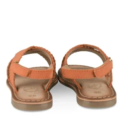 Sandales ORANGE Fille CUIR Motif Uni Scratch