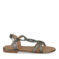 Sandales PEWTER Fille Motif Perle Boucle