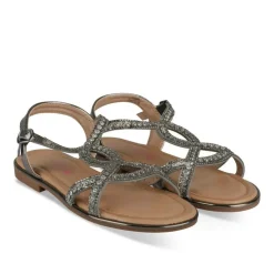 Sandales PEWTER Fille Motif Perle Boucle