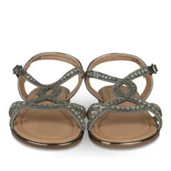 Sandales PEWTER Fille Motif Perle Boucle