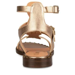 Sandales ROSE Femme CUIR Boucle