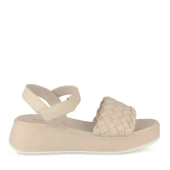 Sandales ROSE Femme Motif Tressé Scratch