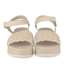 Sandales ROSE Femme Motif Tressé Scratch