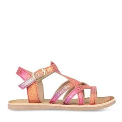 Sandales ROSE Fille CUIR Boucle